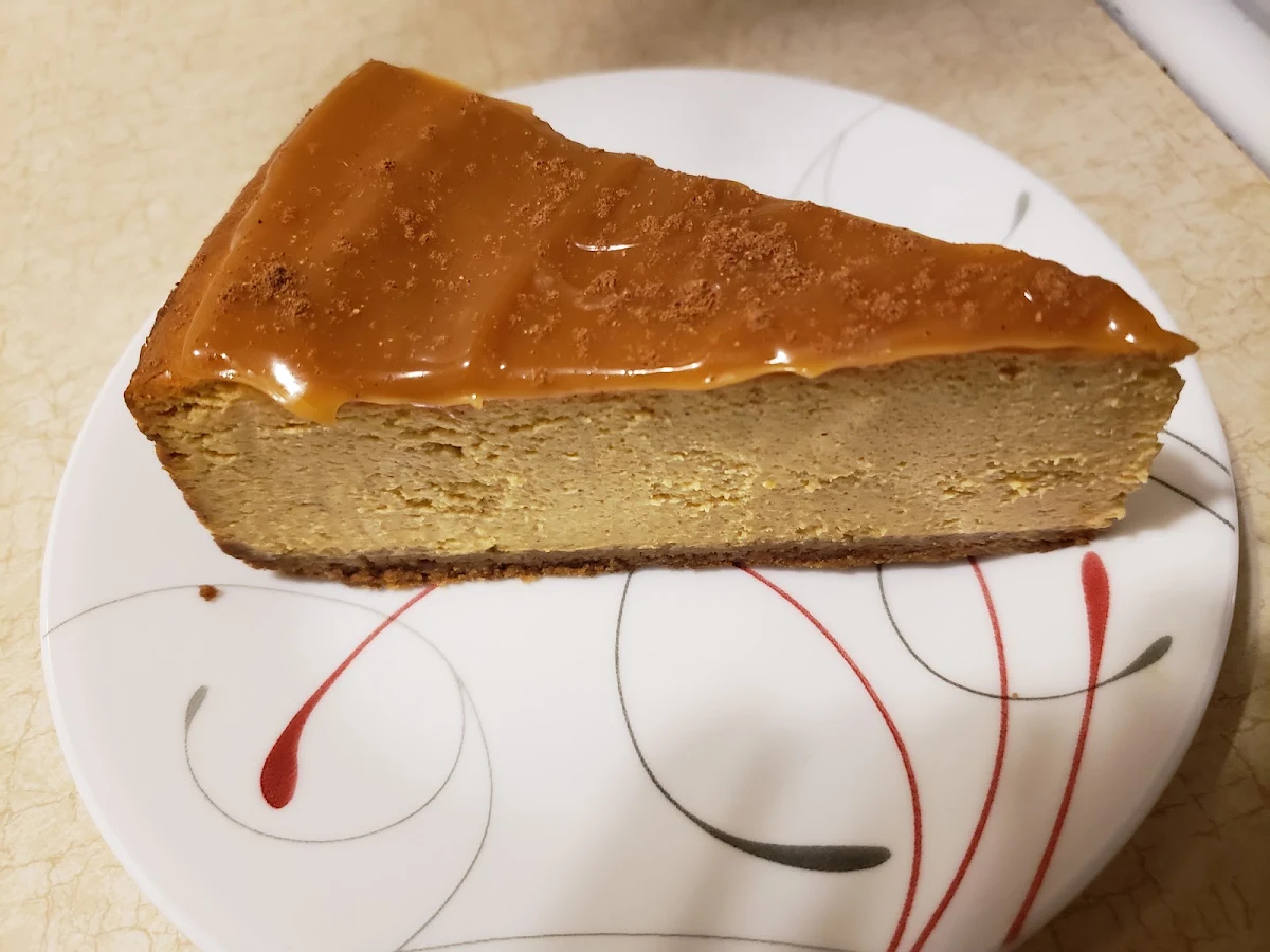 Thai Ice Tea Cheesecake with White Chocolate Chips