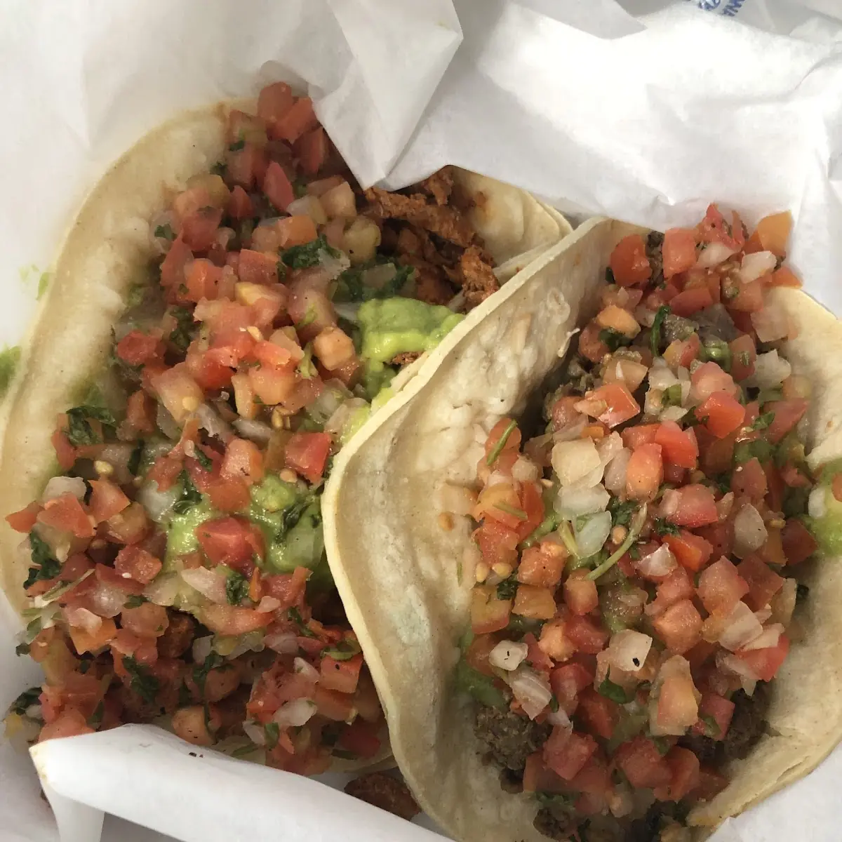 Carne Asada and Pork Soft Taco