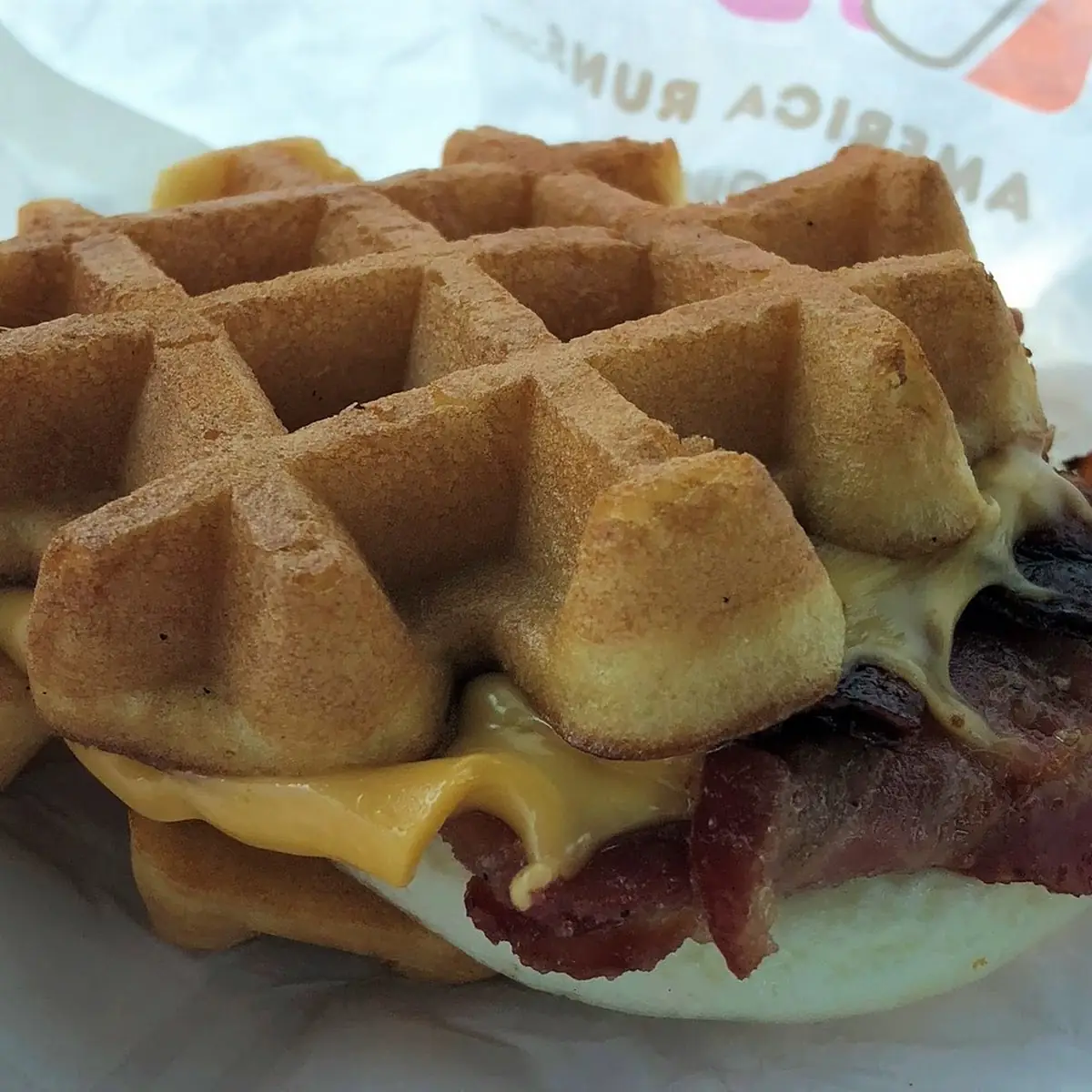 Belgian Waffle Breakfast Sandwich