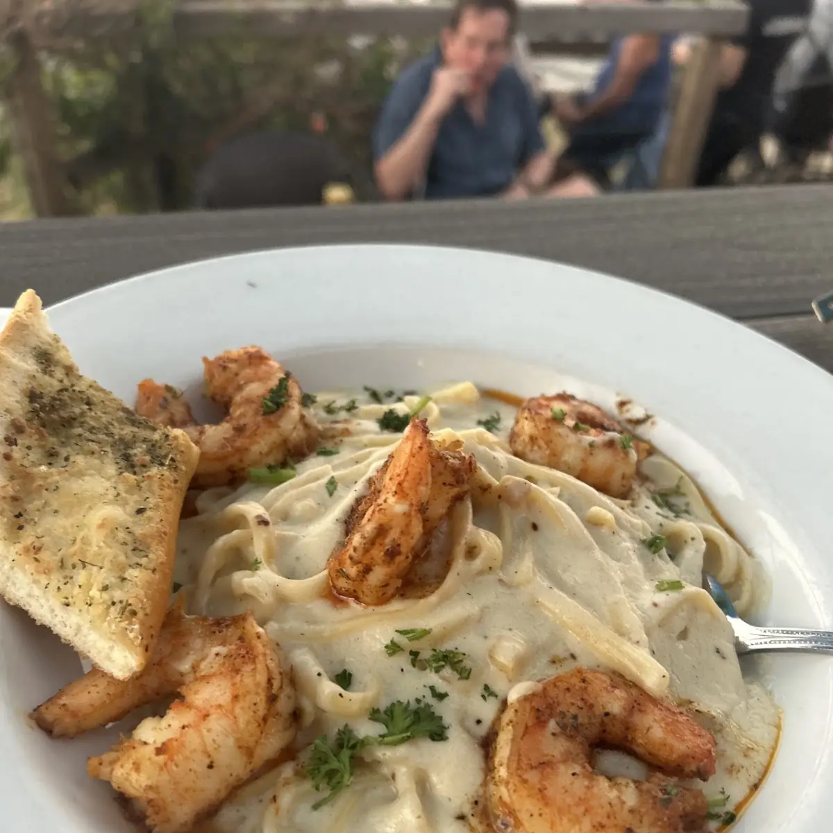 Blackened Shrimp Alfredo
