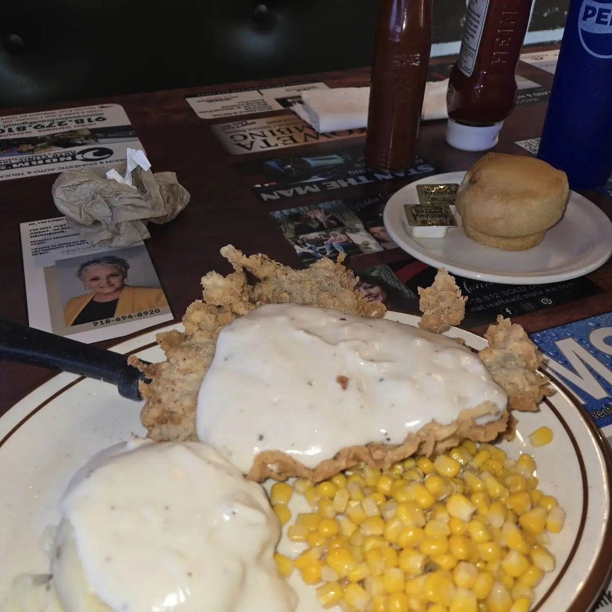 Country Fried Steak and Eggs