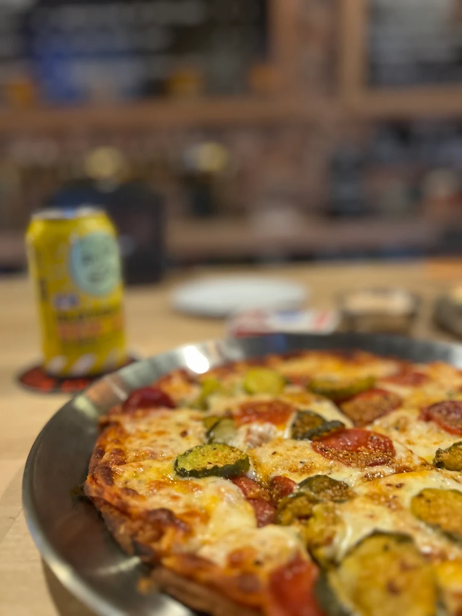 GF Pickle Pepperoni Pizza
