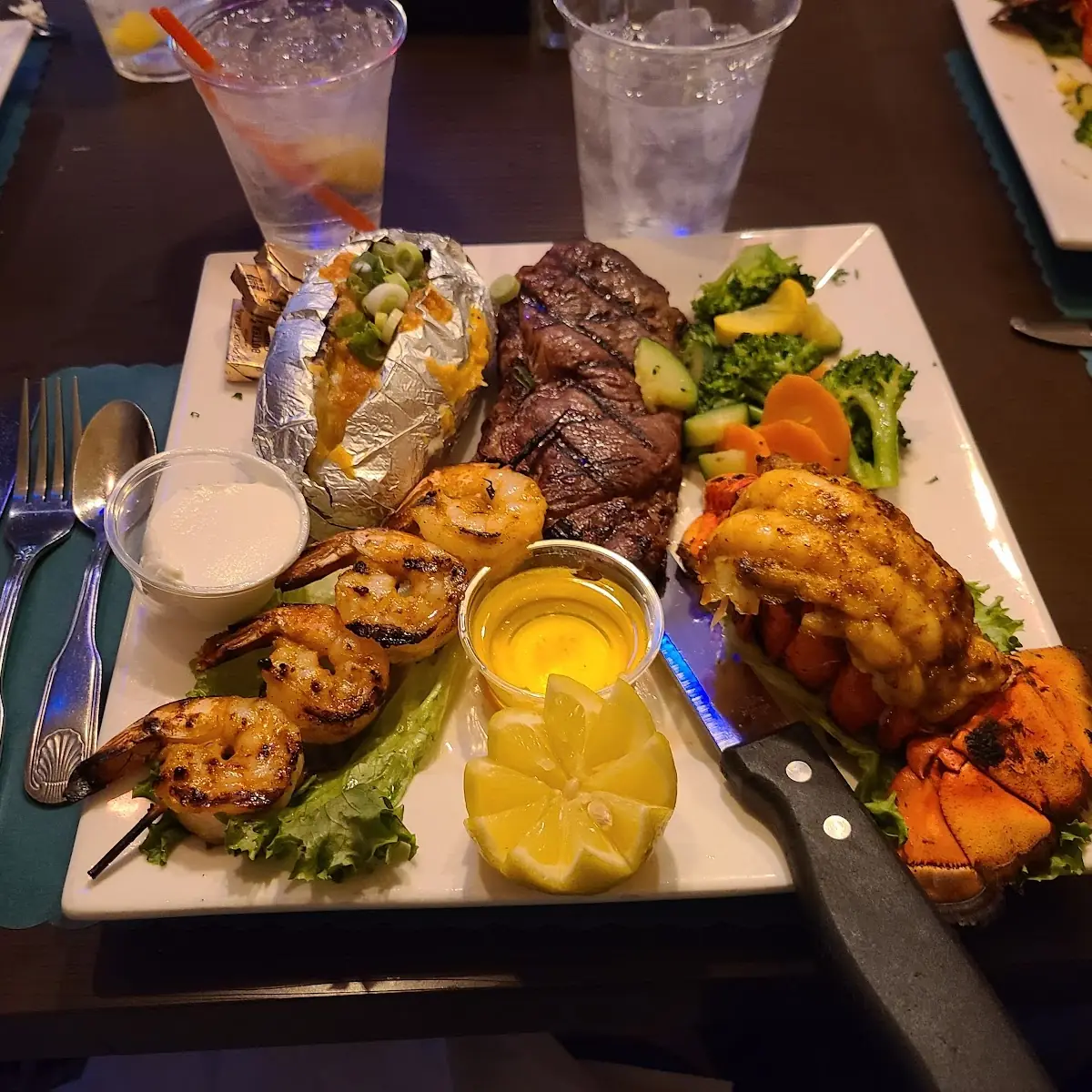 Lobster and Grilled Shrimp