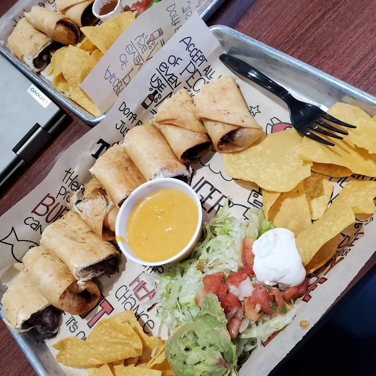 Black Bean Flautas