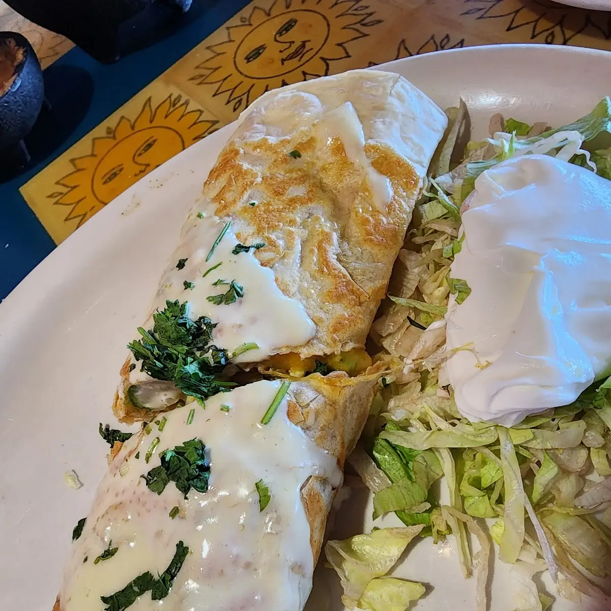 Two Burritos and Chile Relleno Plate