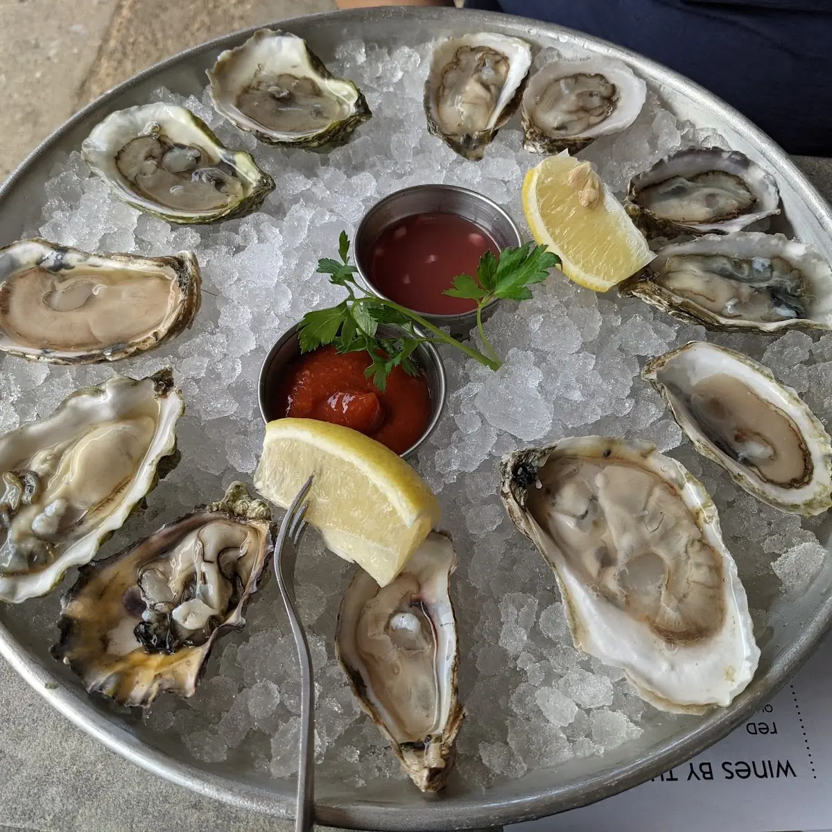 Raw Oysters on the Half Shell