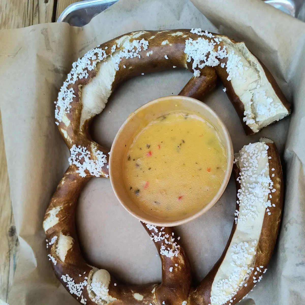 Bavarian Pretzel with Mustard