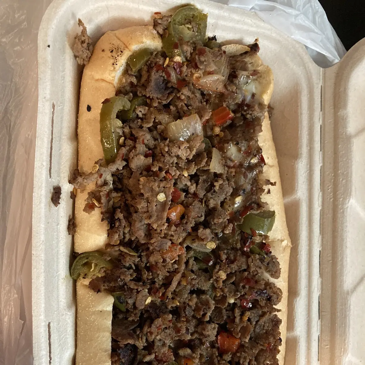 Pepper Cheesesteak Sandwich