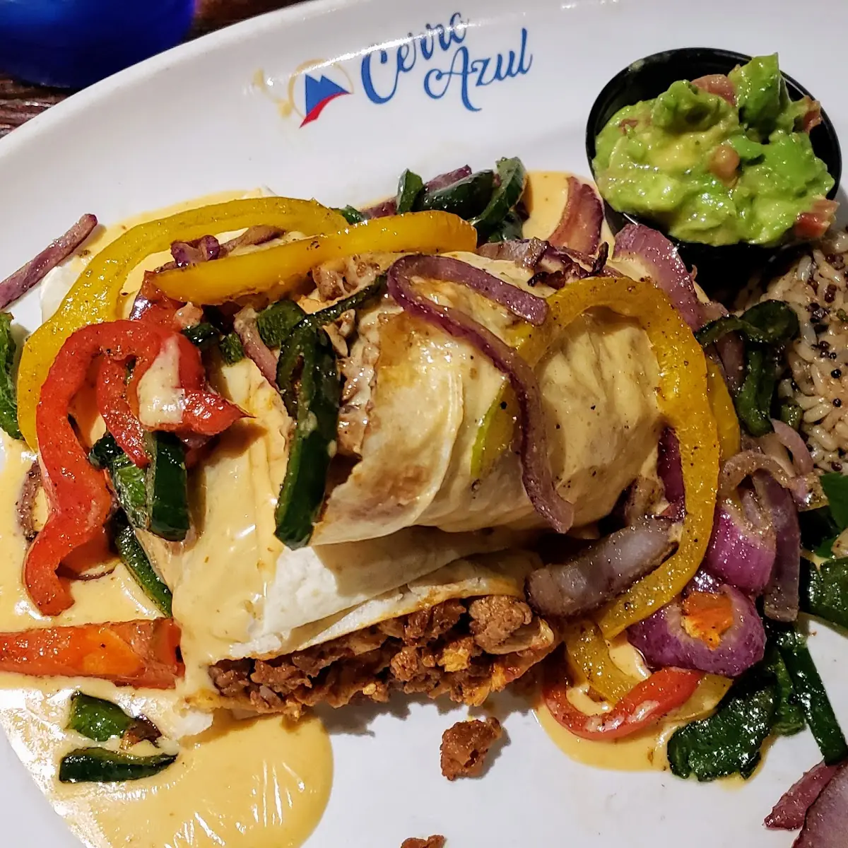 Chicken and Chorizo Burrito
