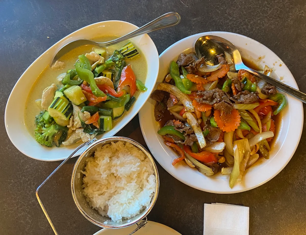 green curry beef