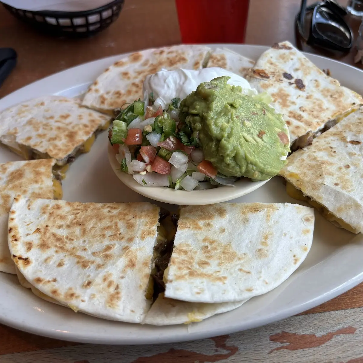Chicken or Cheese Quesadillas 4