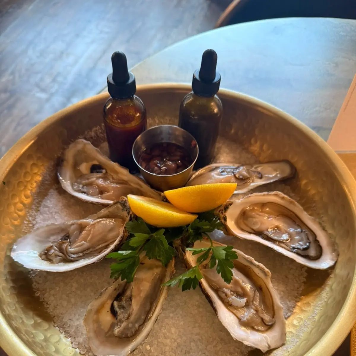 Oysters on the Half