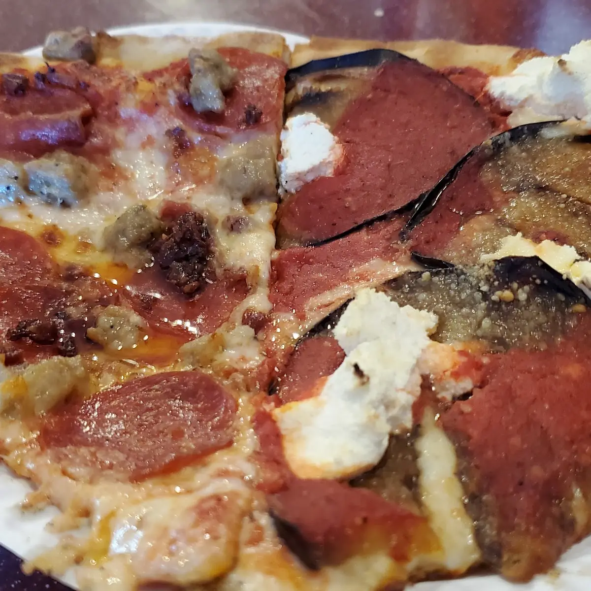 Eggplant Parm Pizza