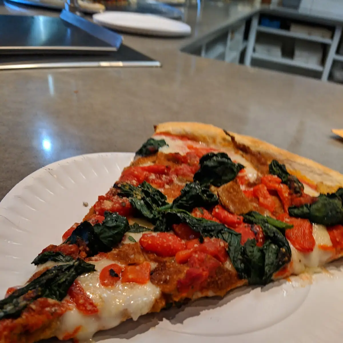 Eggplant Parmigiana Pizza Slice