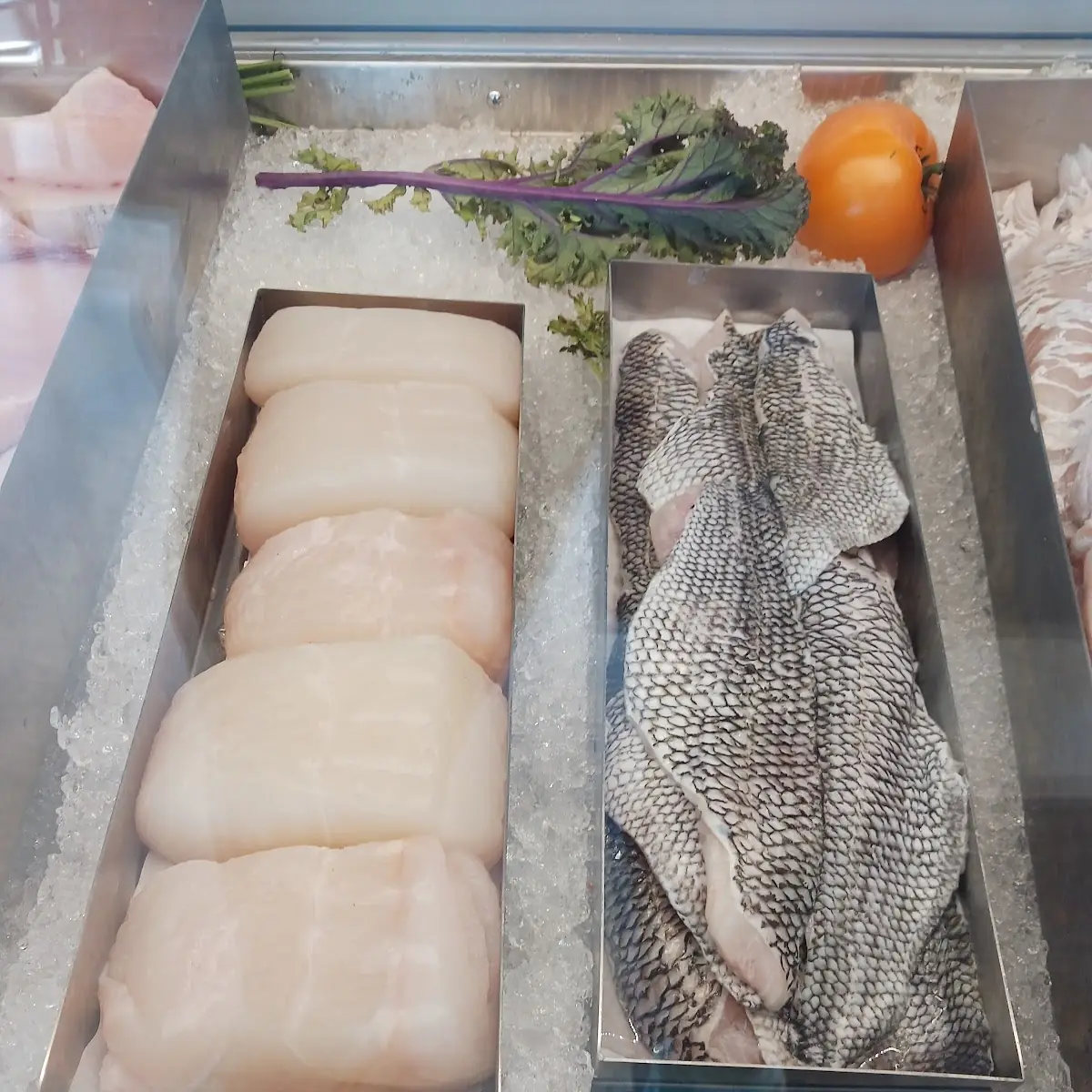 Halibut and Sea Bass