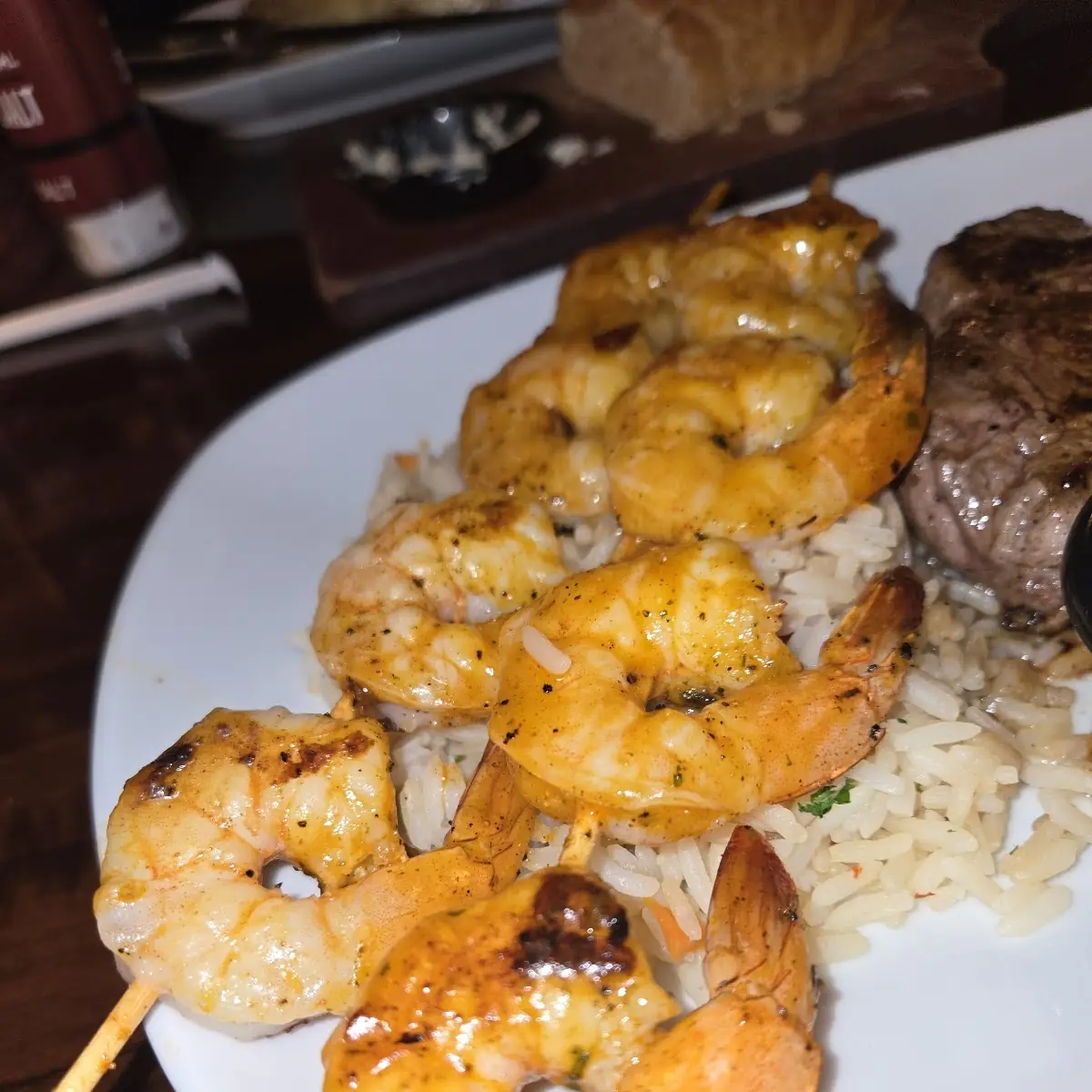 Sirloin Grilled Shrimp Combo