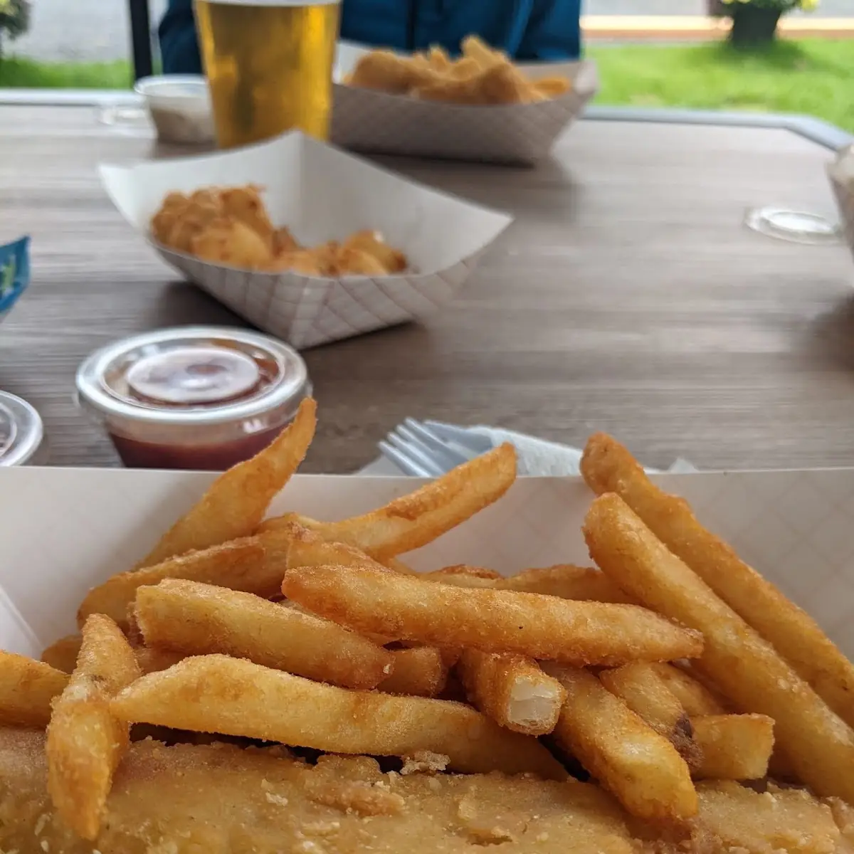 P-2's Beer Battered Fish & Chips