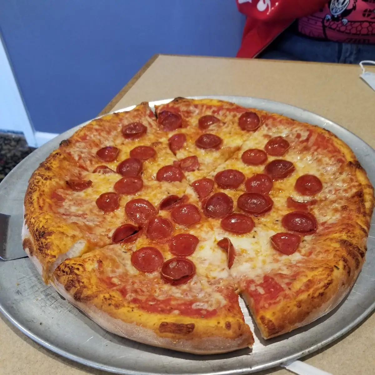 Cheese and Pepperoni Pizza
