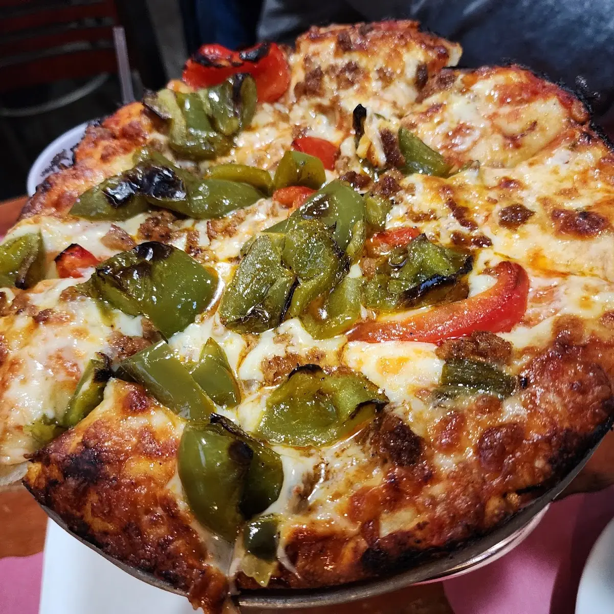 Sausage and Peppers Pizza