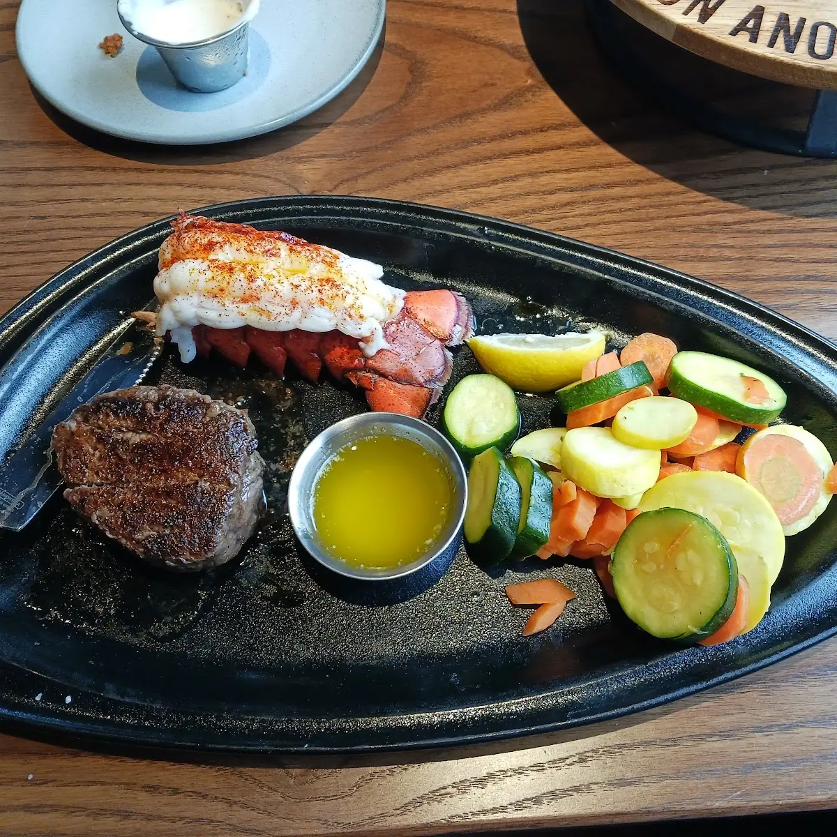 Filet Mignon and Lobster Tail