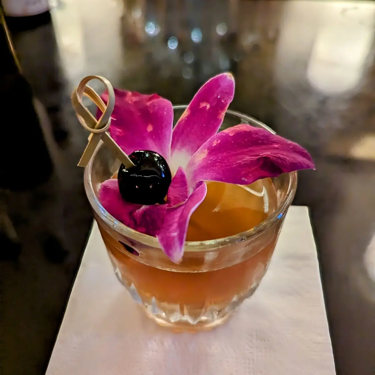 Barrel Aged Manhattan on Top