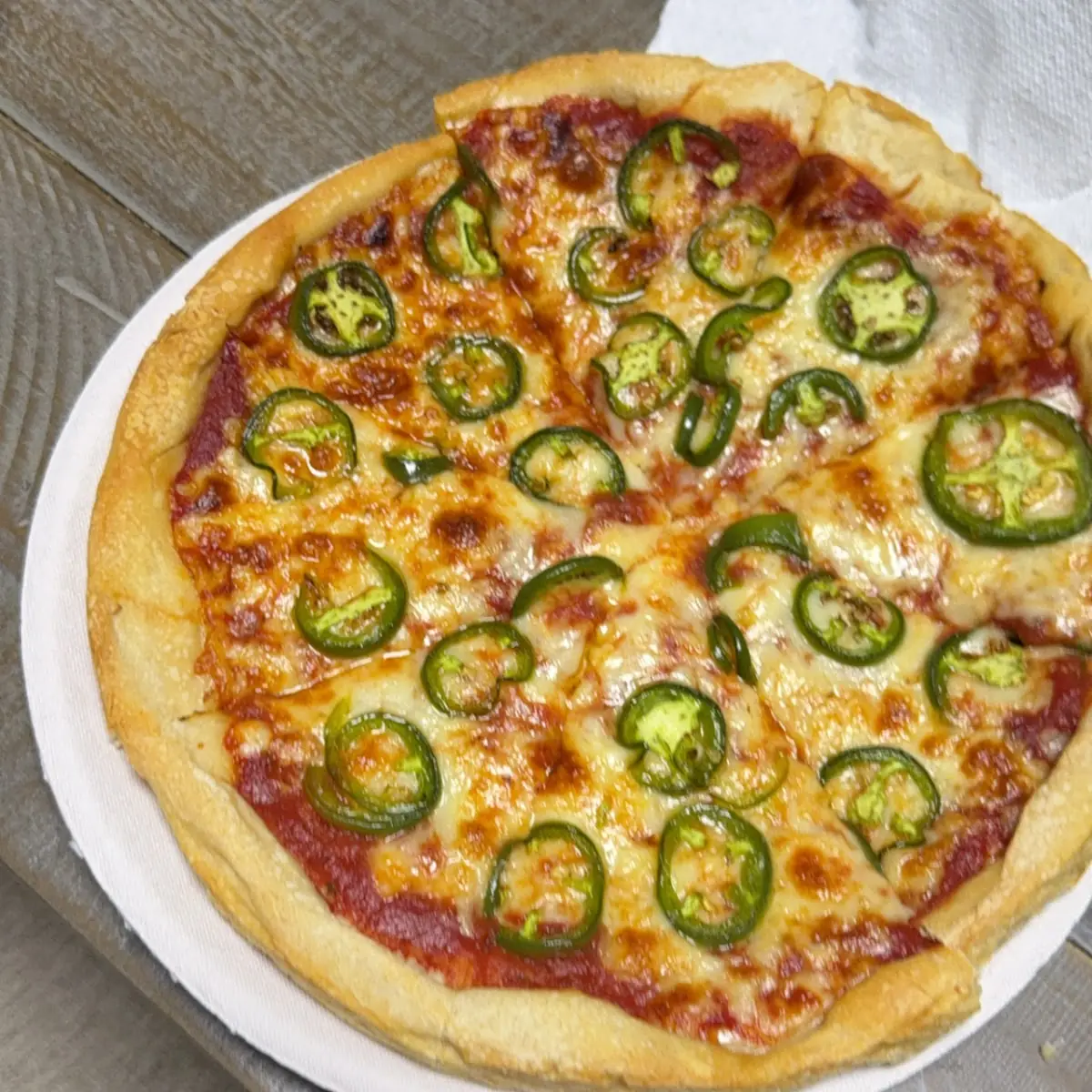Jalapeños Cheese Pizza