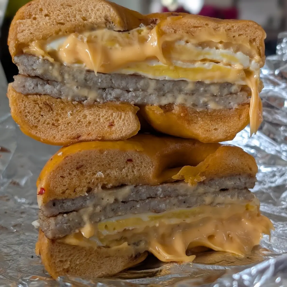Mango Habanero Bagel Sandwich