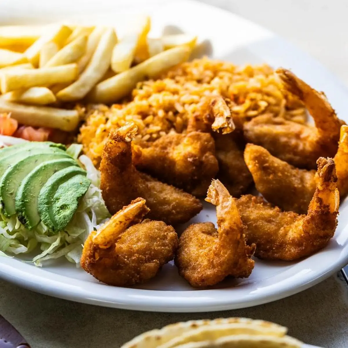 Camarones Empanizados 8 Breaded Shrimp