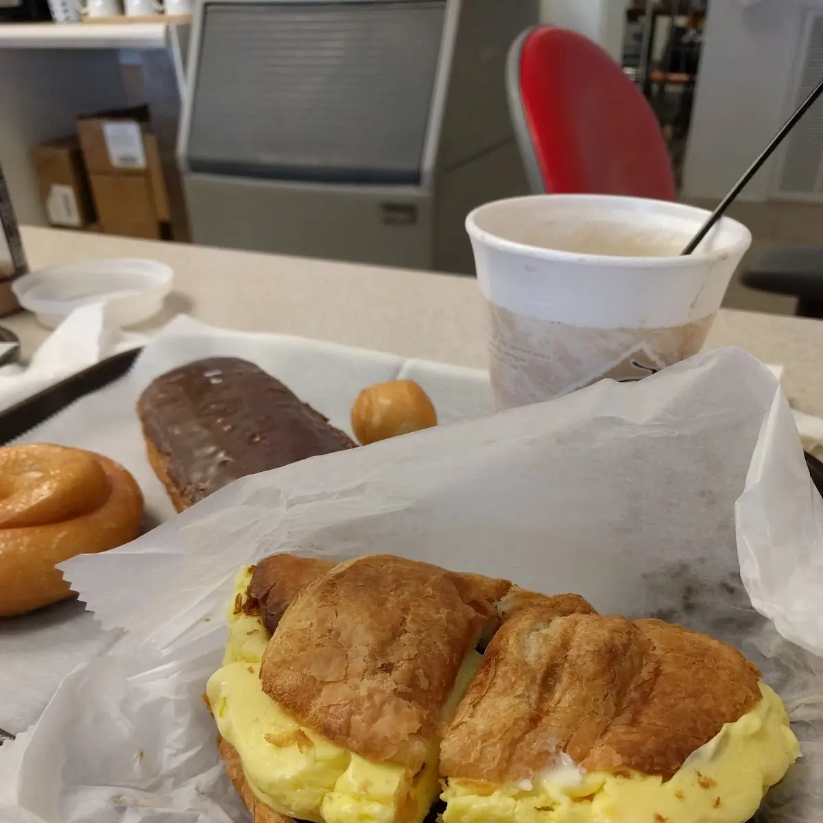 Sausage Egg and Cheese Sandwich