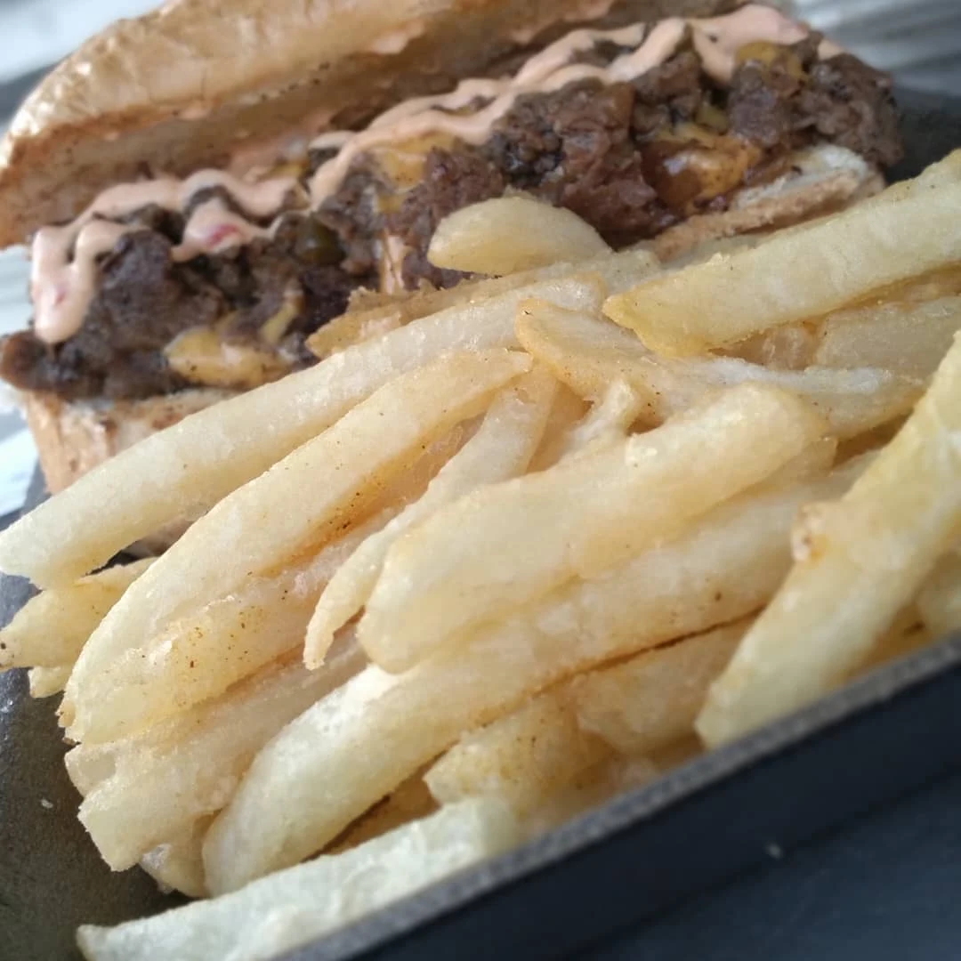 Rocket Philly Cheese Steak Sandwich