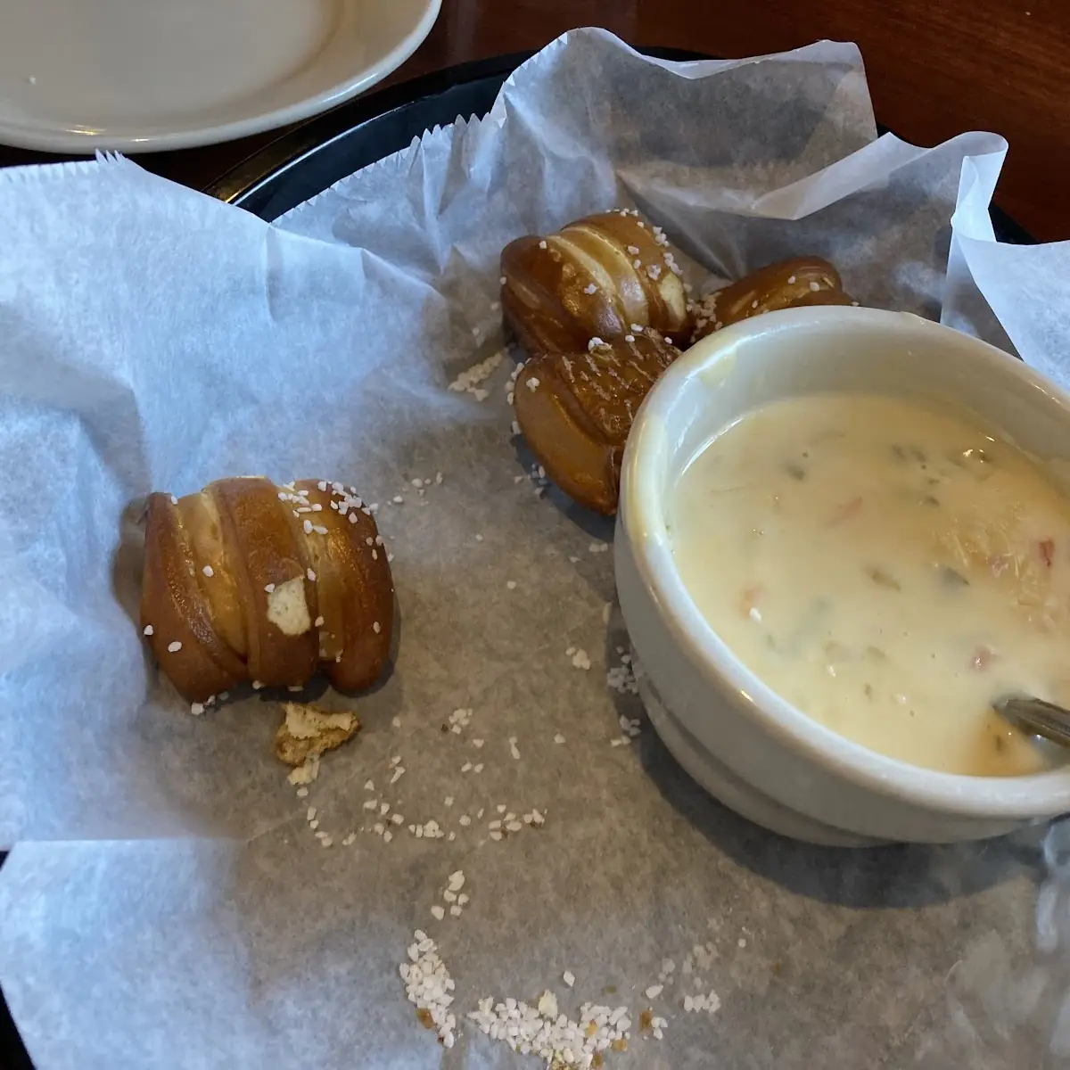 Pretzel Bites with Queso