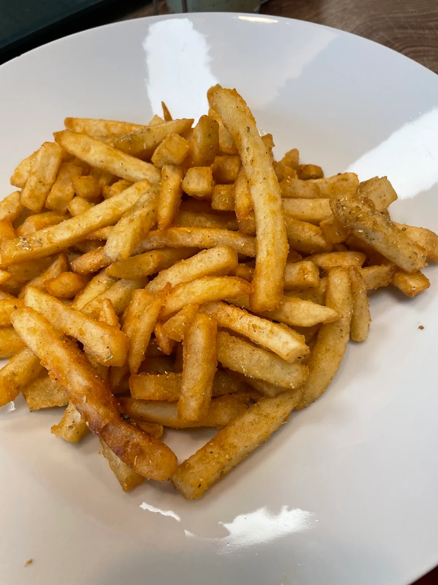 French Fries, Maimana Naan and Kabab
