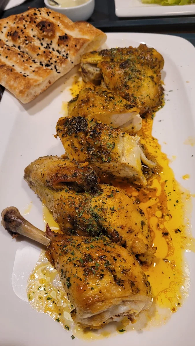 Lemon Chicken, Maimana Naan and Kabab