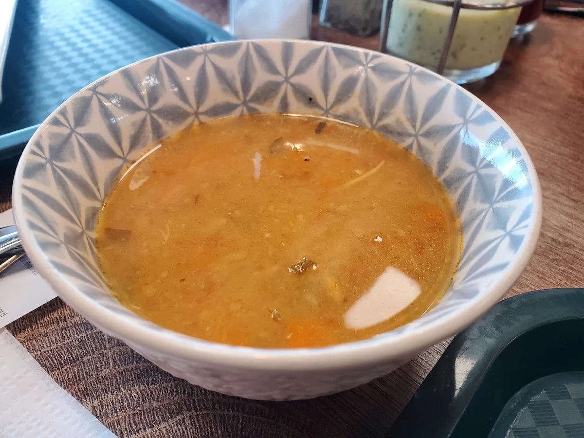 Lentil Soup, Maimana Naan and Kabab