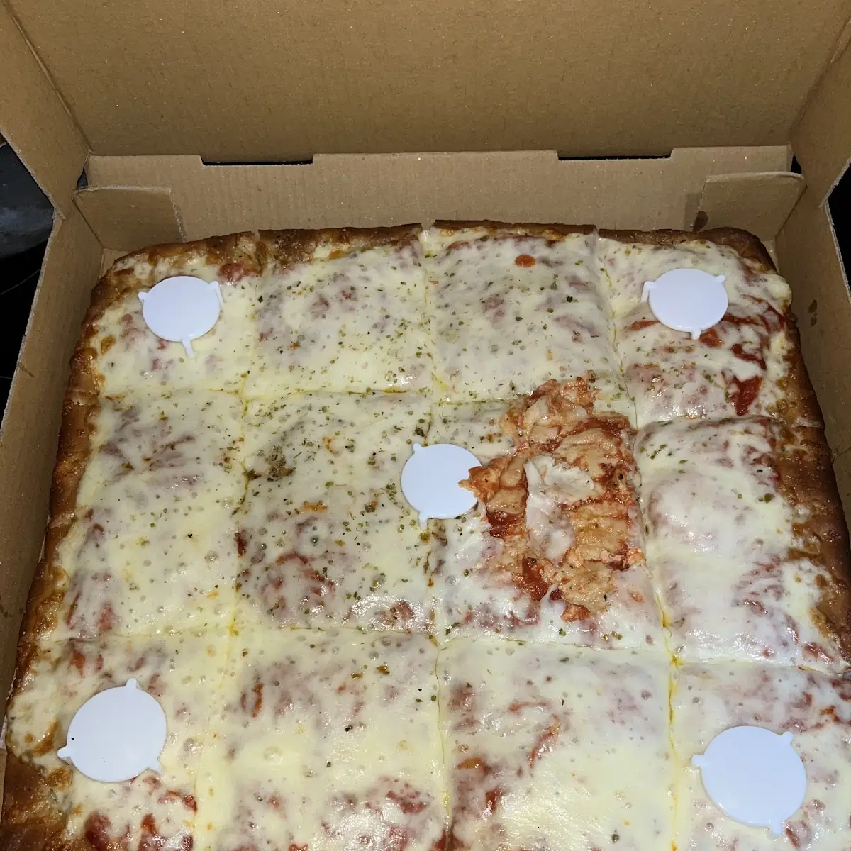 lg Sicilian Cheese Pizza