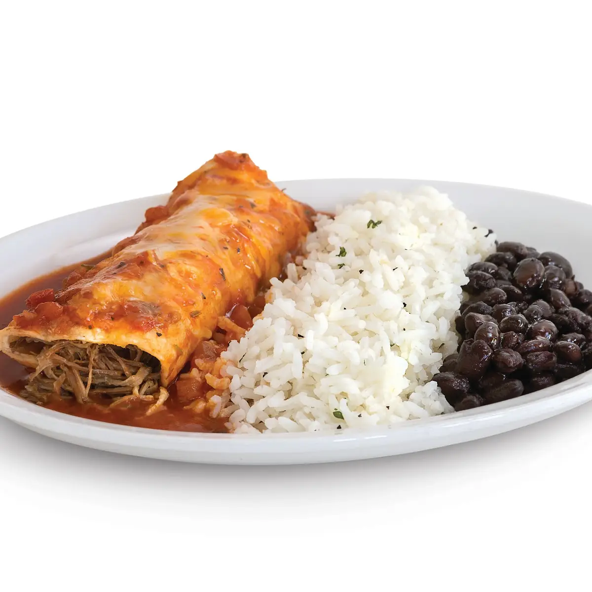 Black Beans Rice & Cheese Burrito