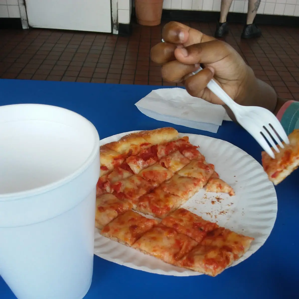 Try Our Upside - Down Pizza Plain