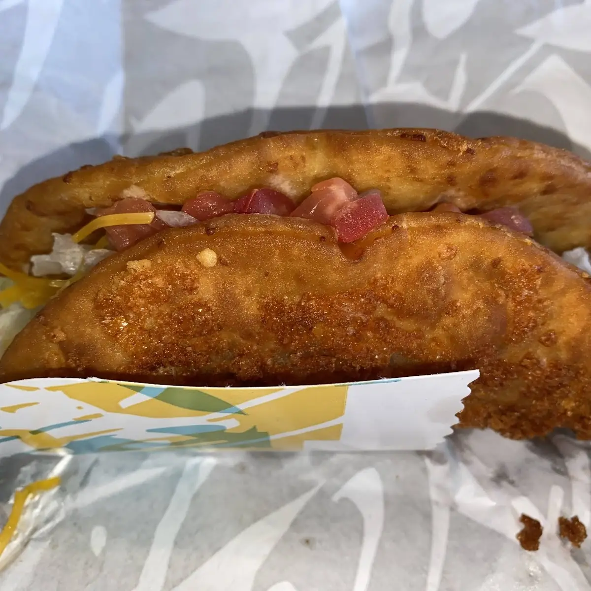 Crispy Cheddar Cheese Chalupa