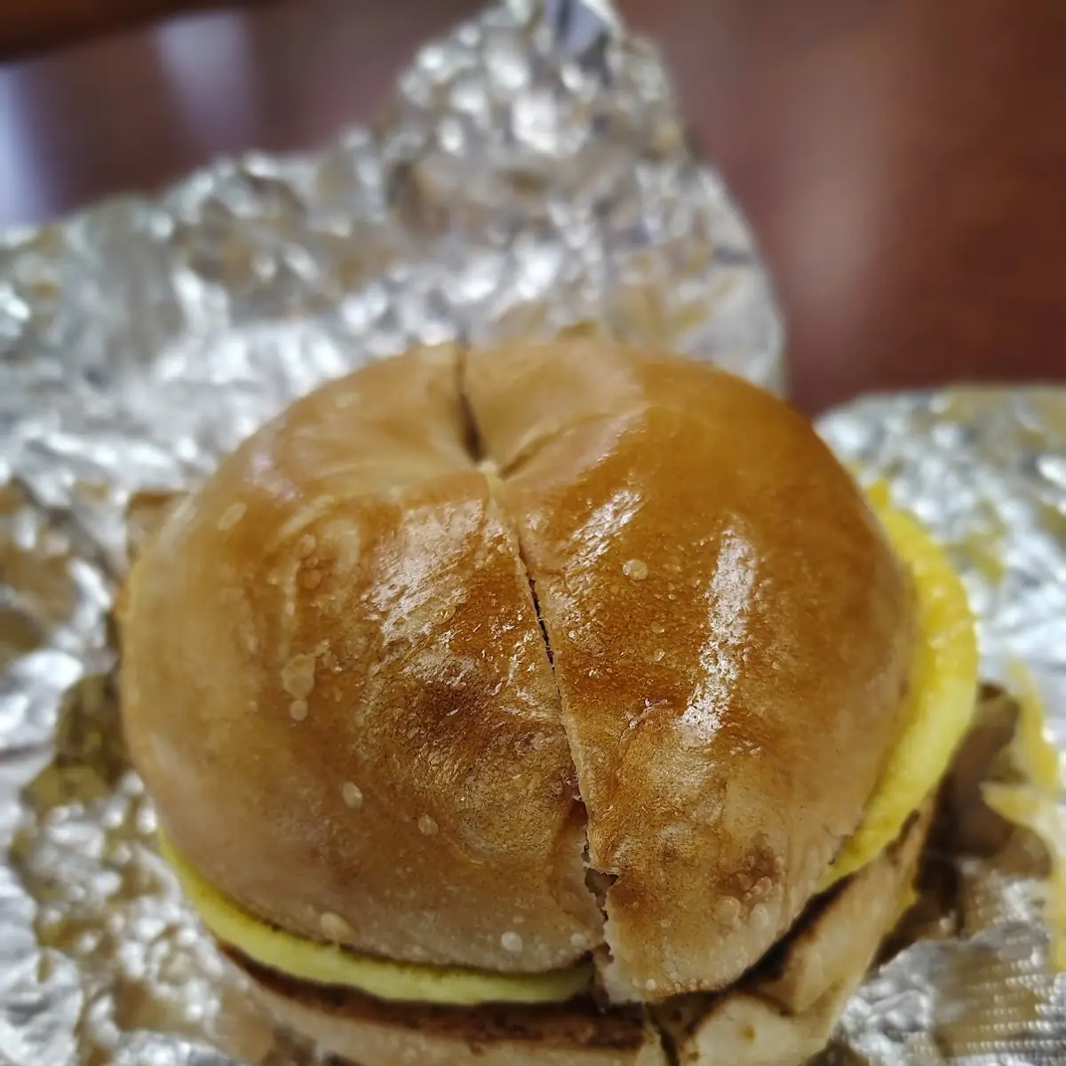 Sausage Egg and Cheese Bagel