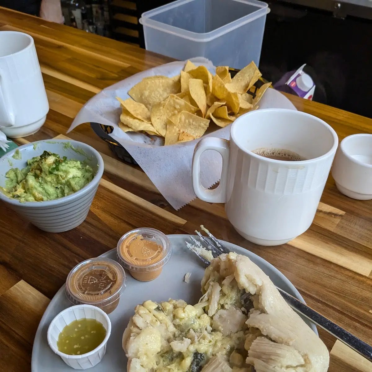 Rajas En Crema Tamale
