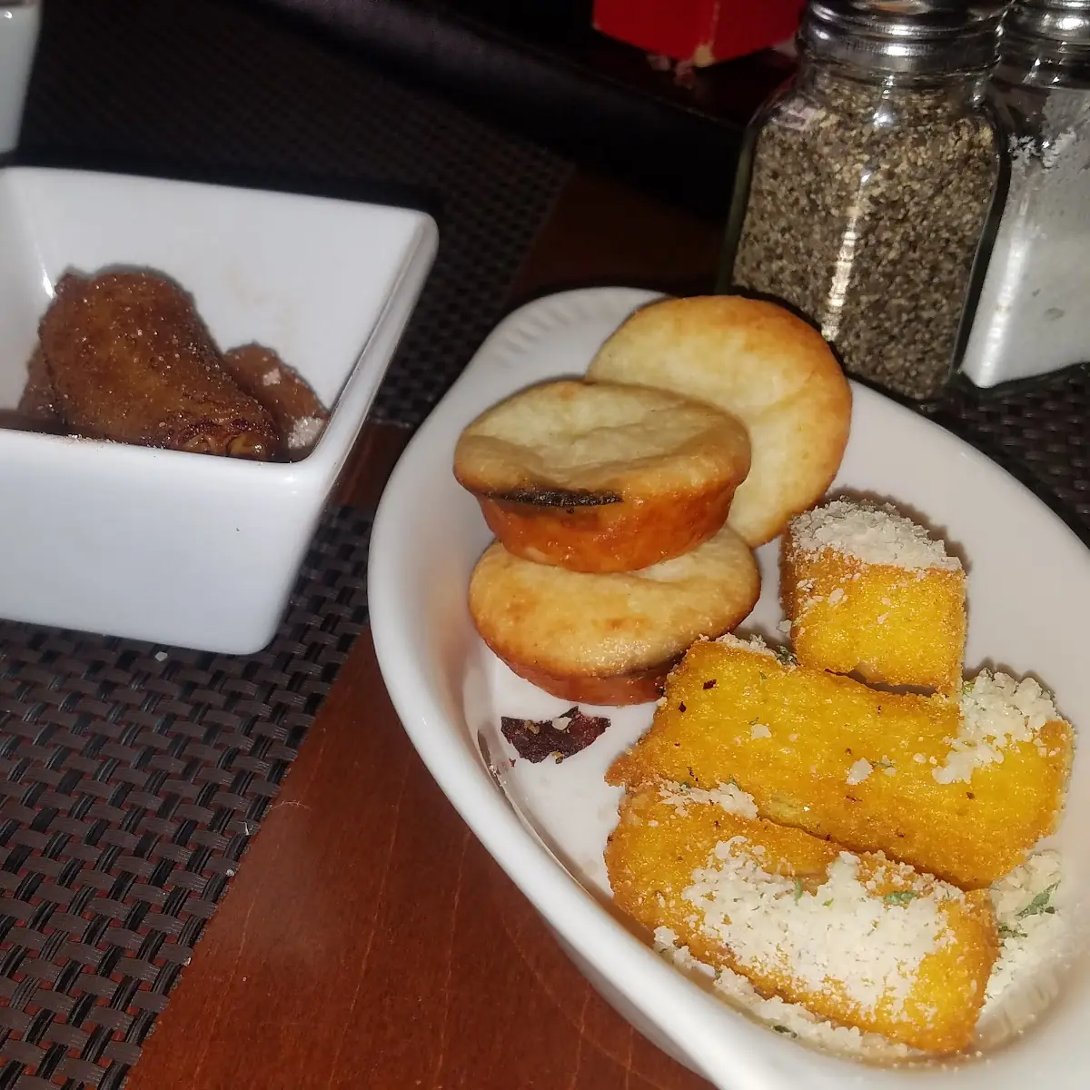 Grilled Sweet Bananas & Fried Polenta