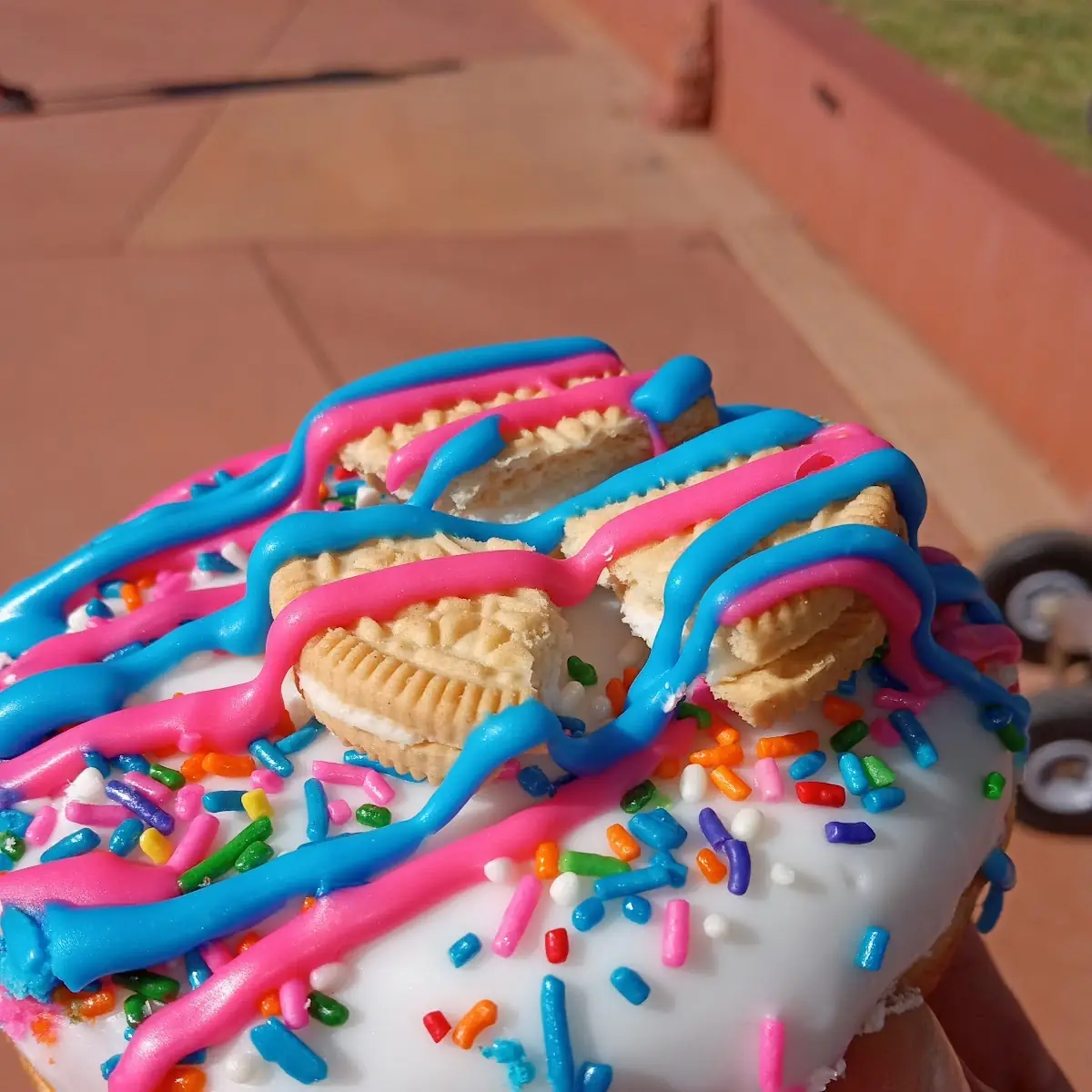 Birthday Cake Doughnut