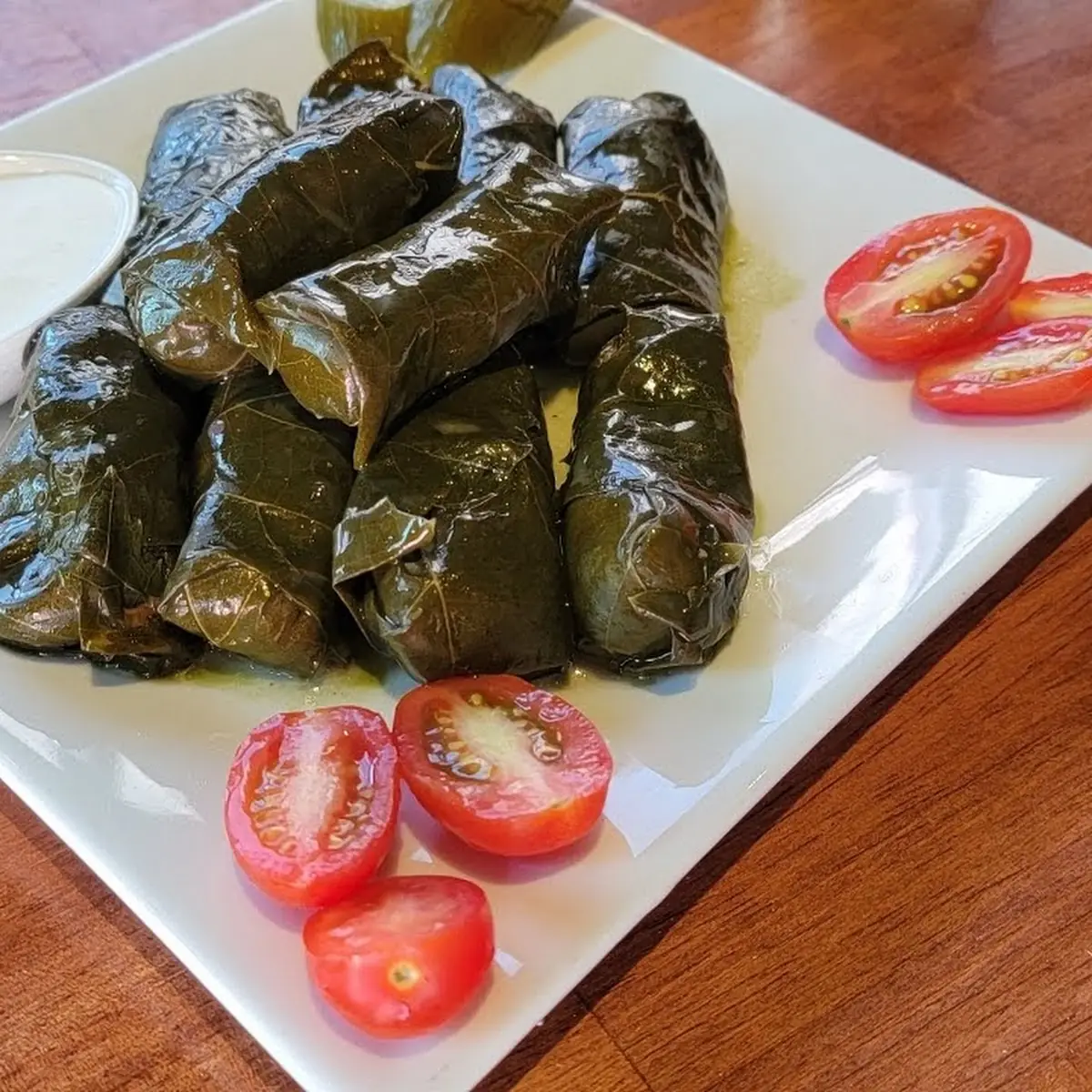 Dolmeh Stuffed Grape Leaves