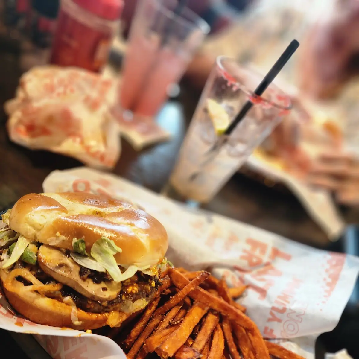 Mushroom Swiss Burger