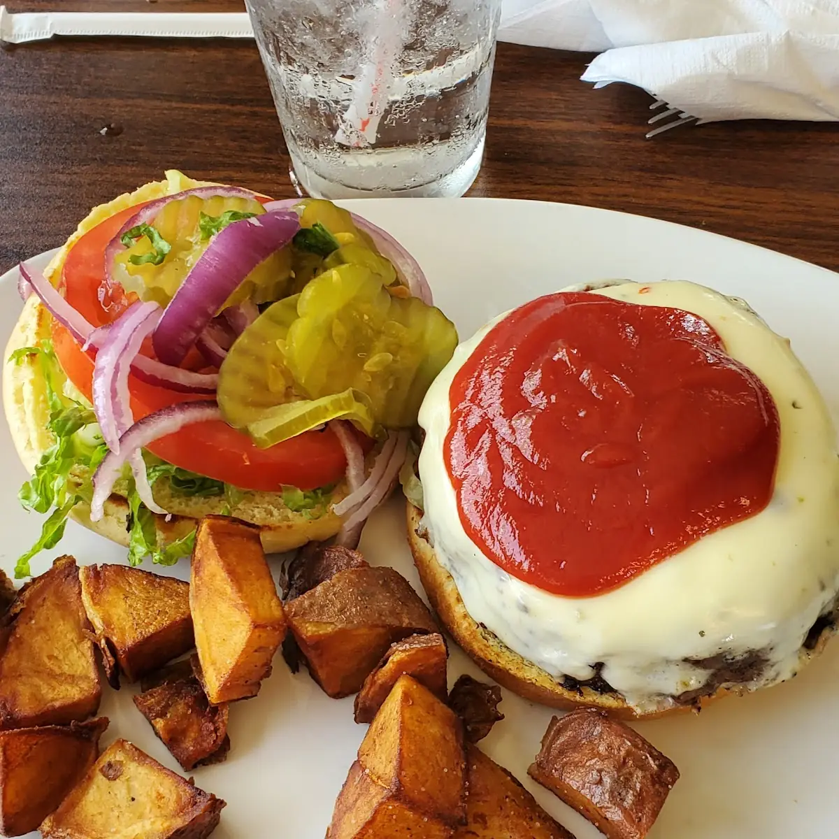 Smoked Hamburger with Pepper Jack Cheese
