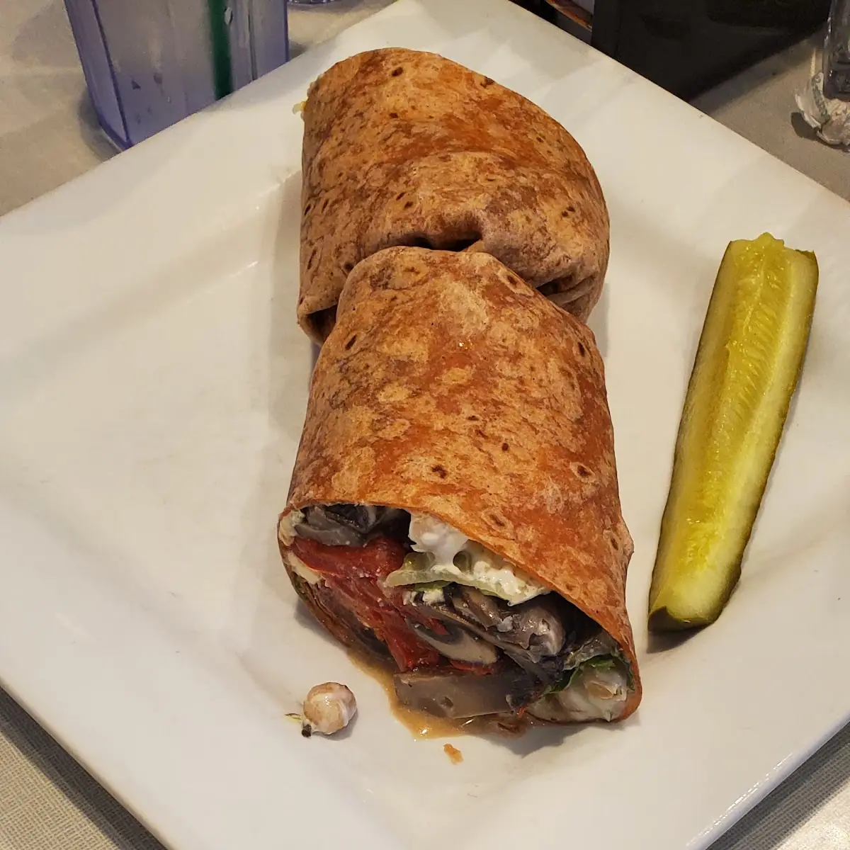 Veggie Wrap with Mushrooms