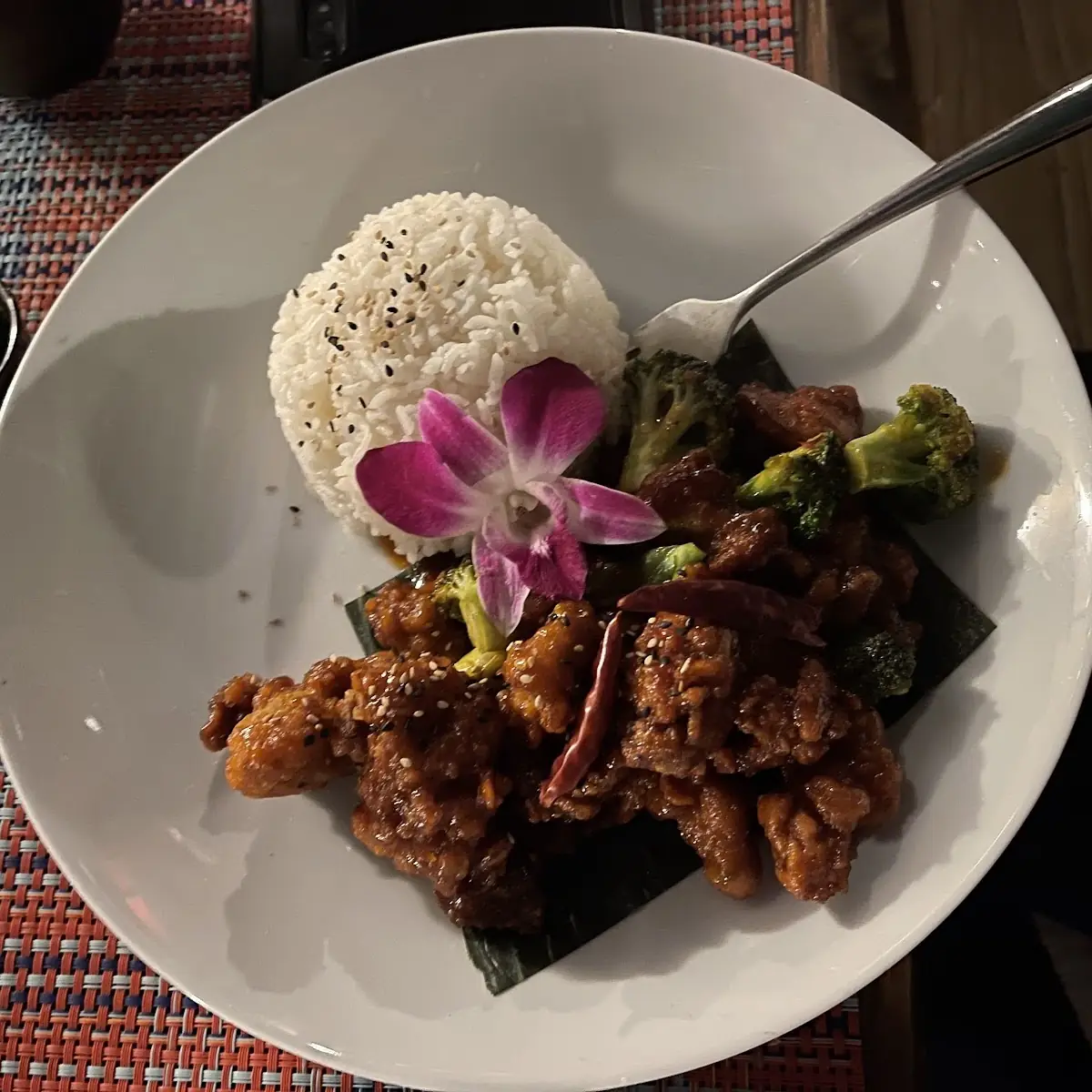 Honey Bourbon Sesame Chicken