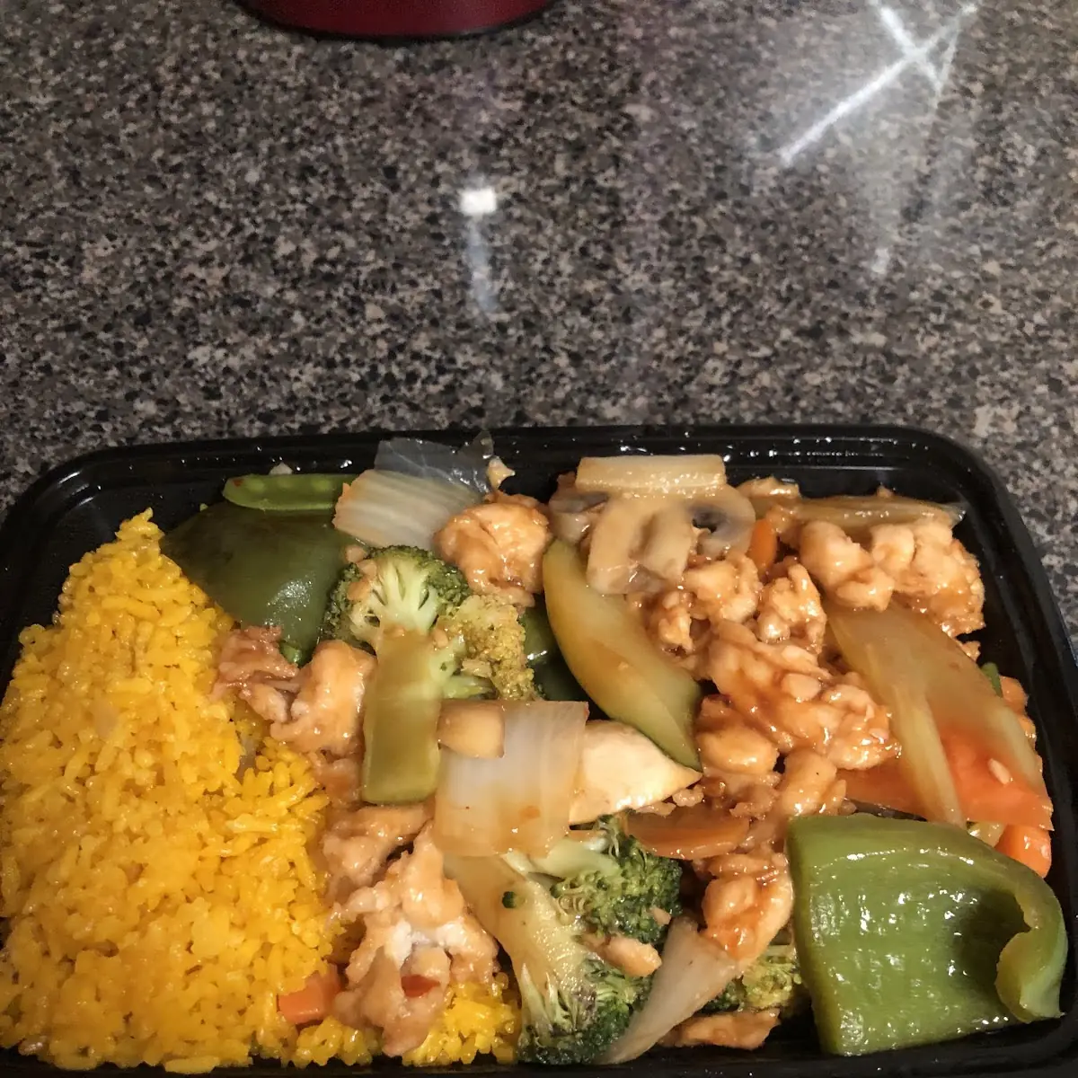 Chicken and Garlic Sauce Platter