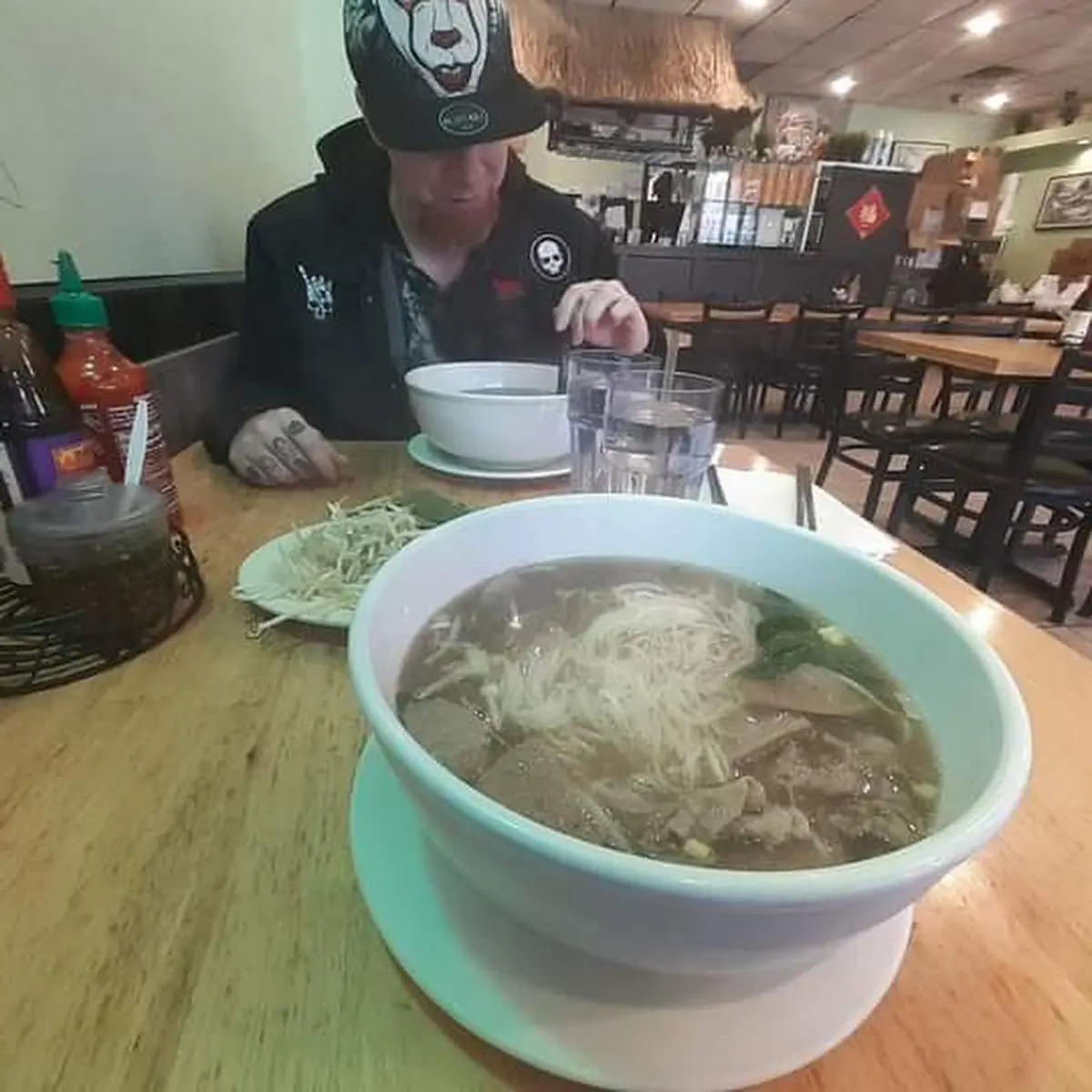 Rare Beef and Meatball Pho