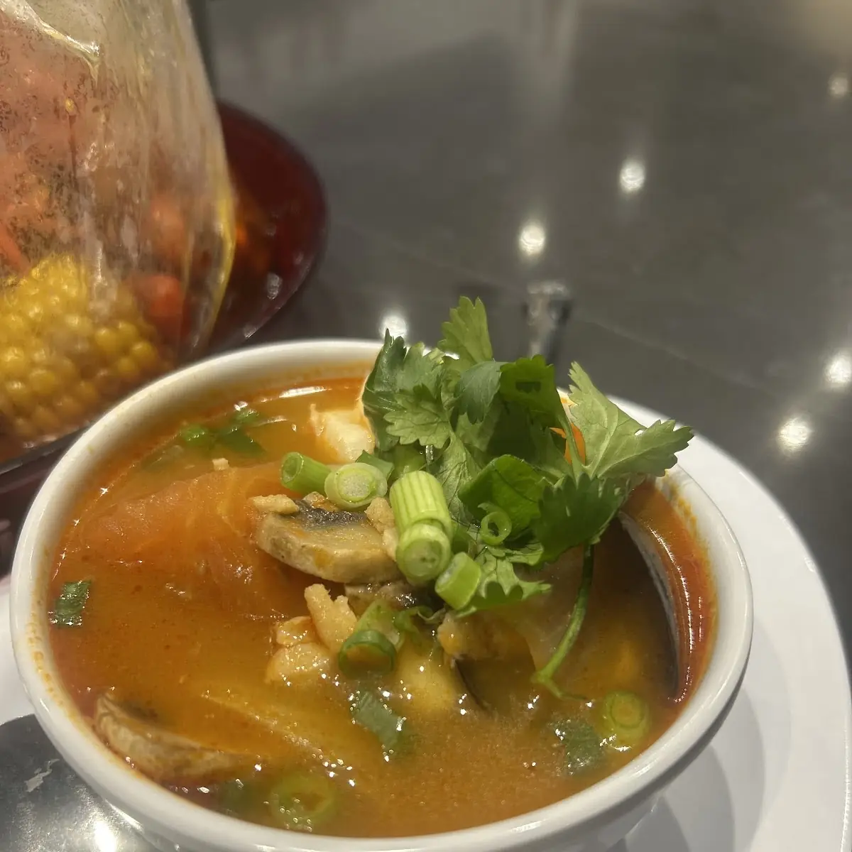 Tom Yum Seafood Soup